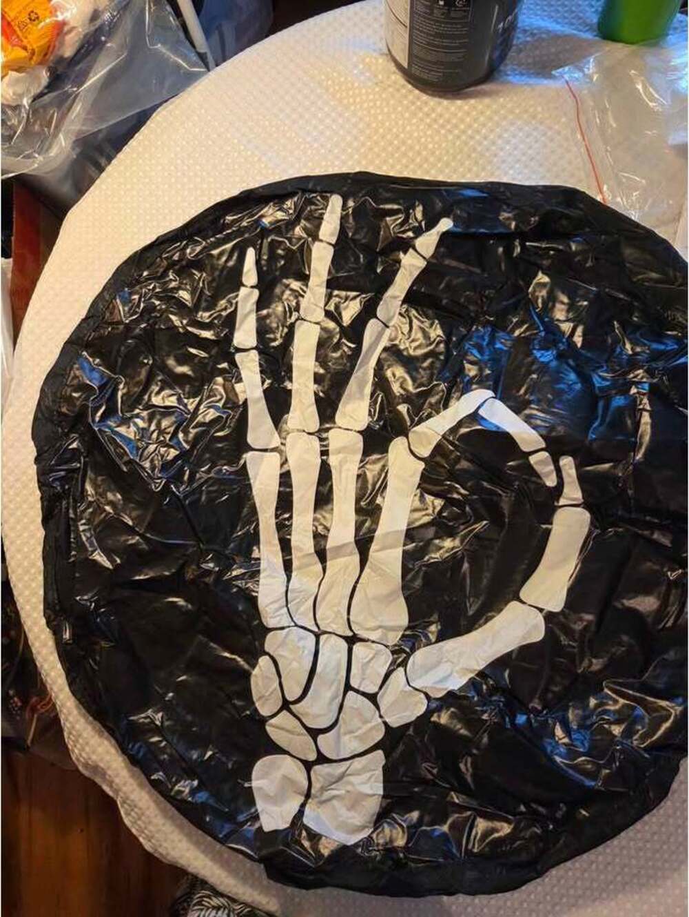 Skeleton hand tire cover 29 inch [COPY]